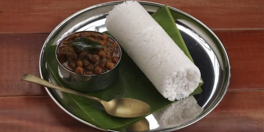 Puttu and kadala curry