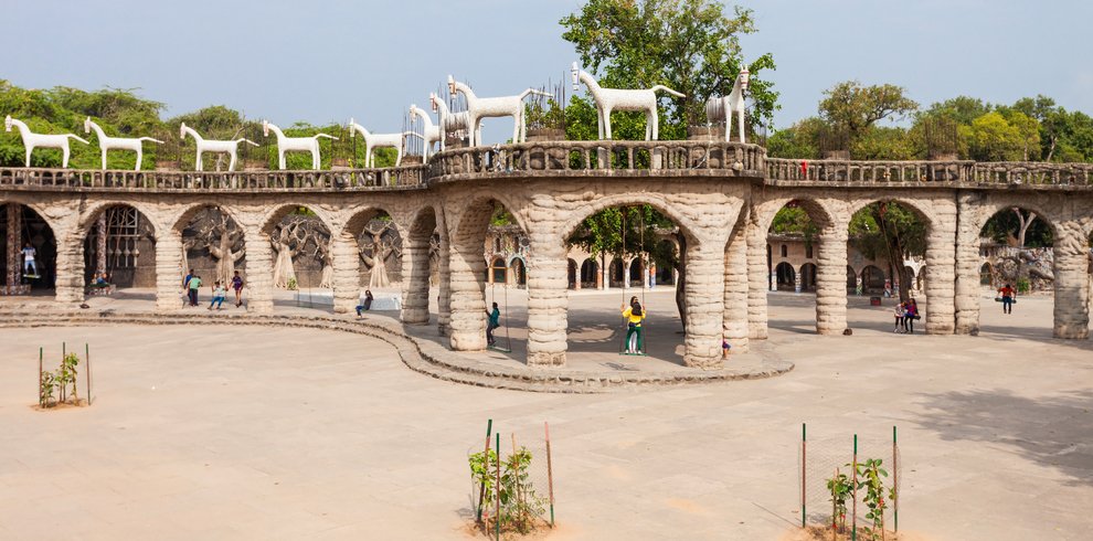 4. Rock Garden (CHANDIGARH)