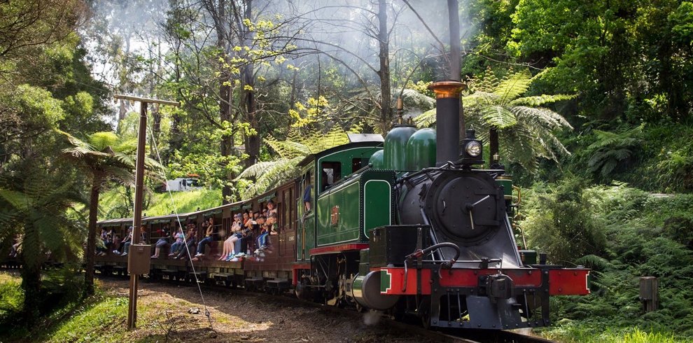 Puffing Billy Steam train