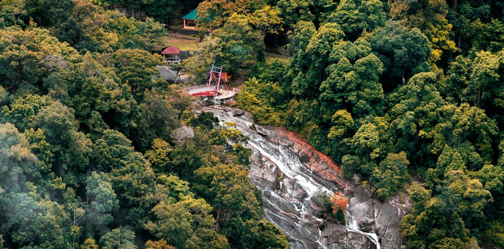 Telaga Tujuh Waterfall,