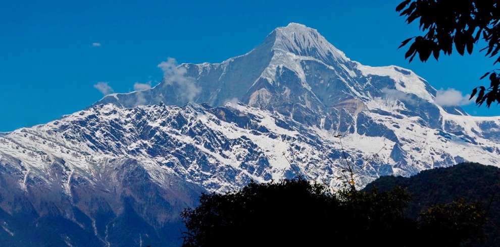 snow-capped peaks